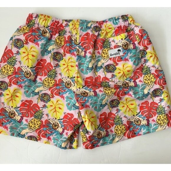 Boardies Apparel Women’s shorts size S Lined Aloha Fruit Hands swim surf beachy - Picture 8 of 10